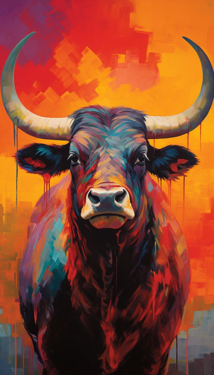 Paint by Numbers – Colourful Bull