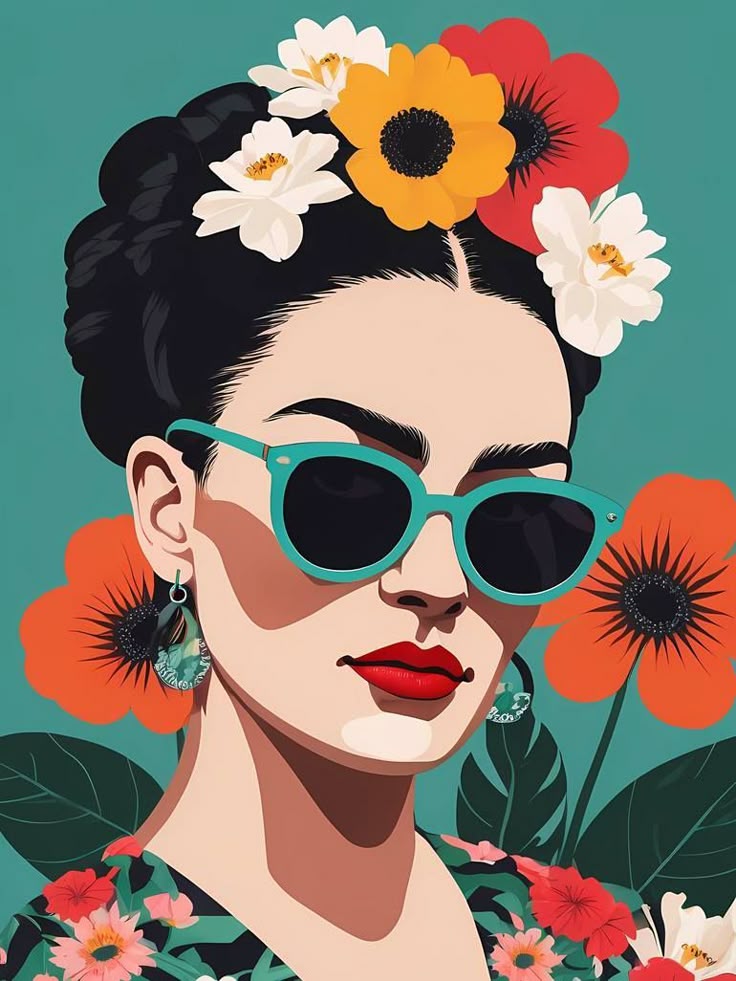 Paint by Numbers – Frida in Colourful Bloom