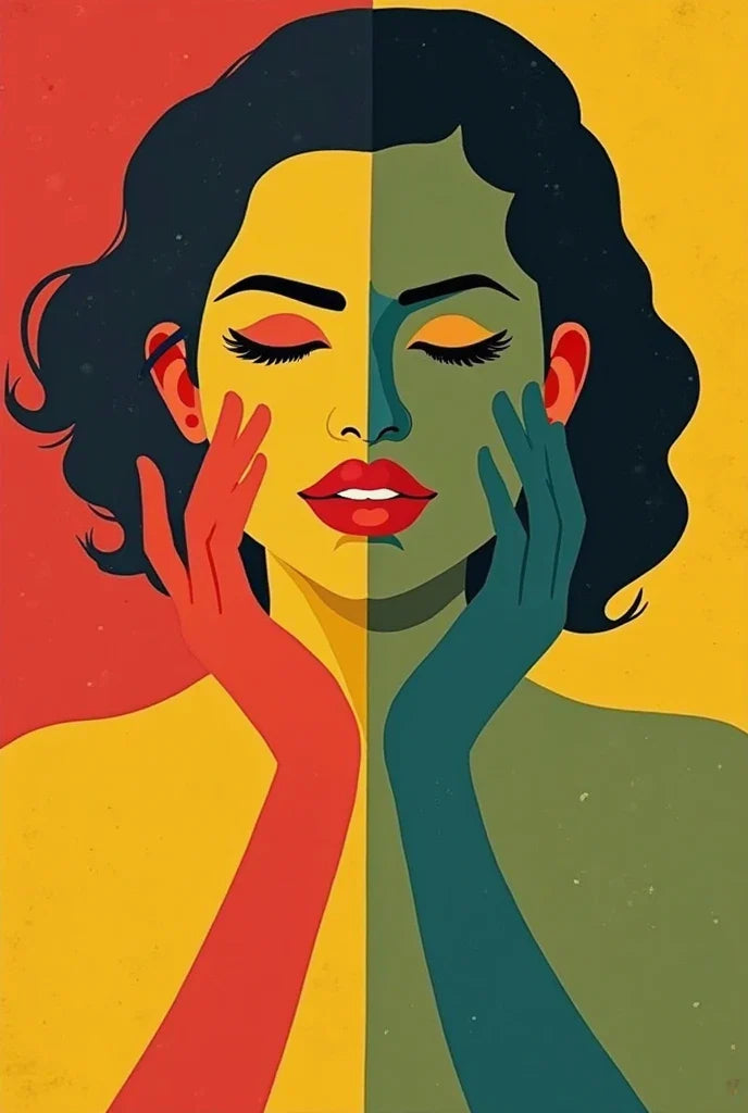Paint by Numbers – Abstract Colourful Faces