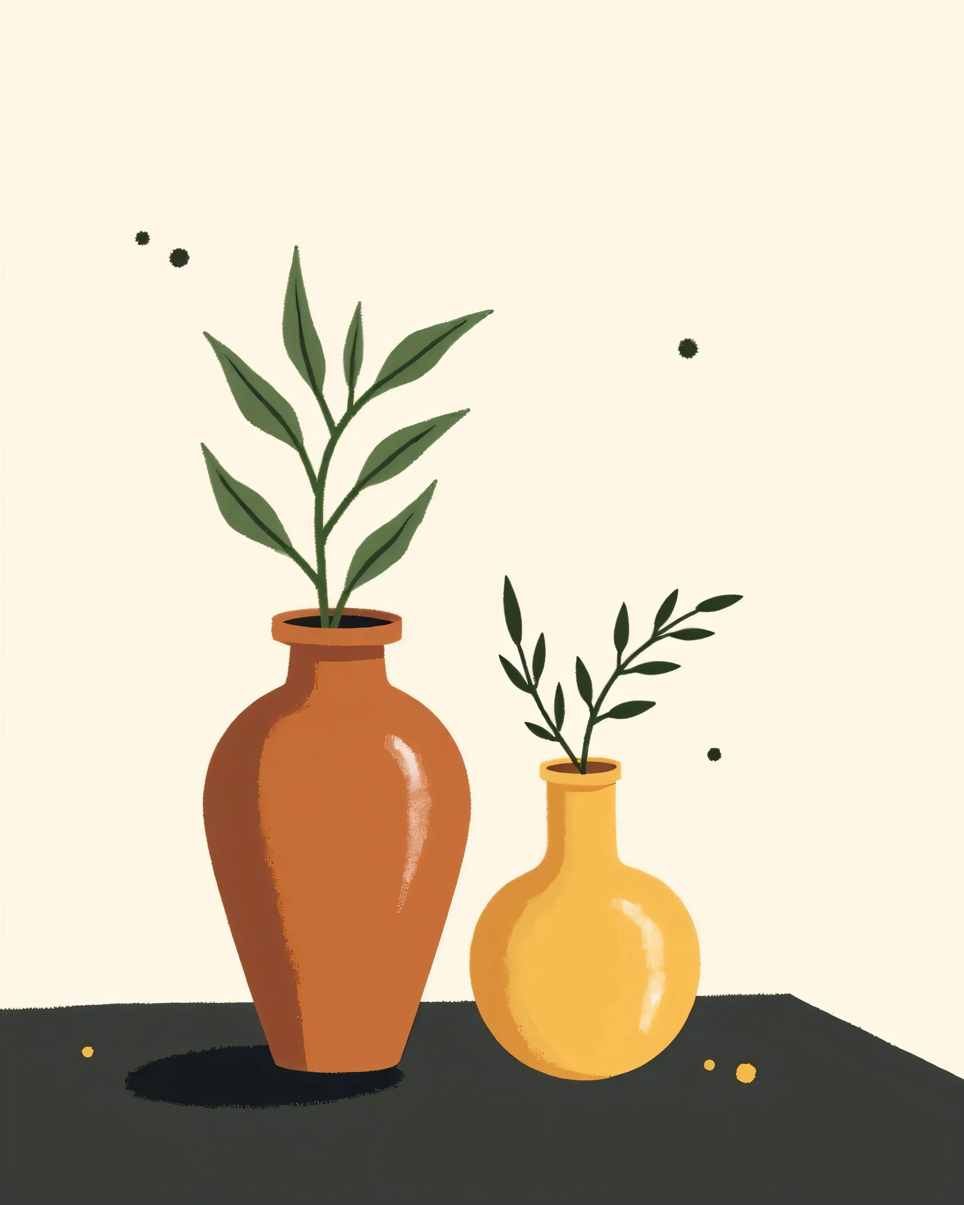 Paint by Numbers – Minimalist Vases