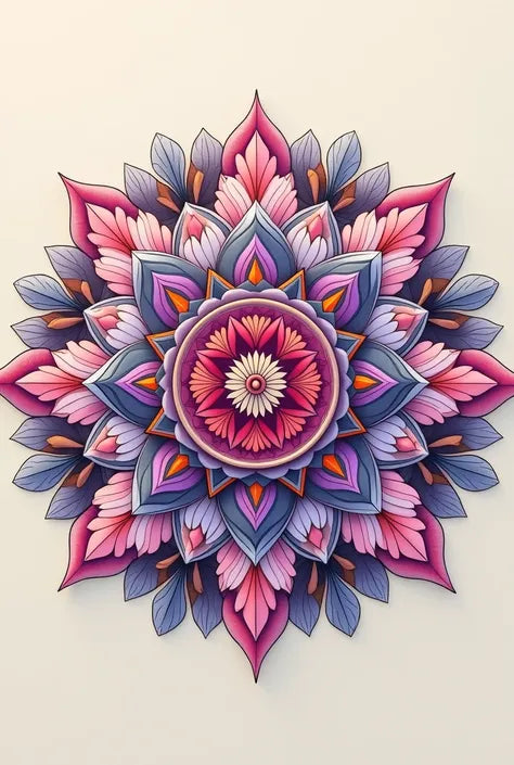 Paint by Numbers – Floral Mandala
