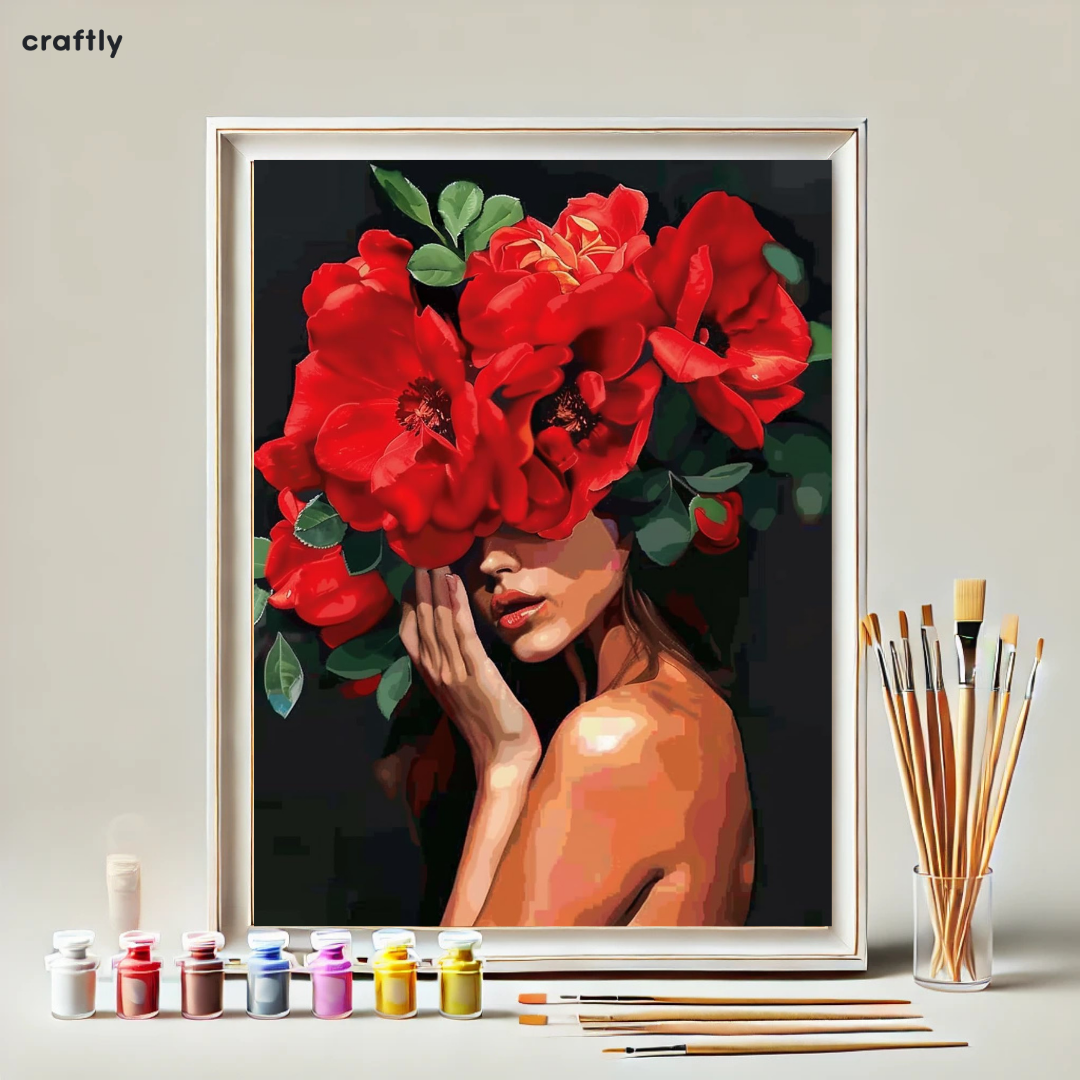 Paint by Numbers – Passion Flowers