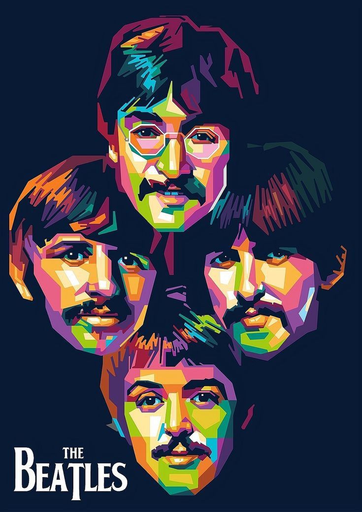 Paint by Numbers – Colourful Beatles