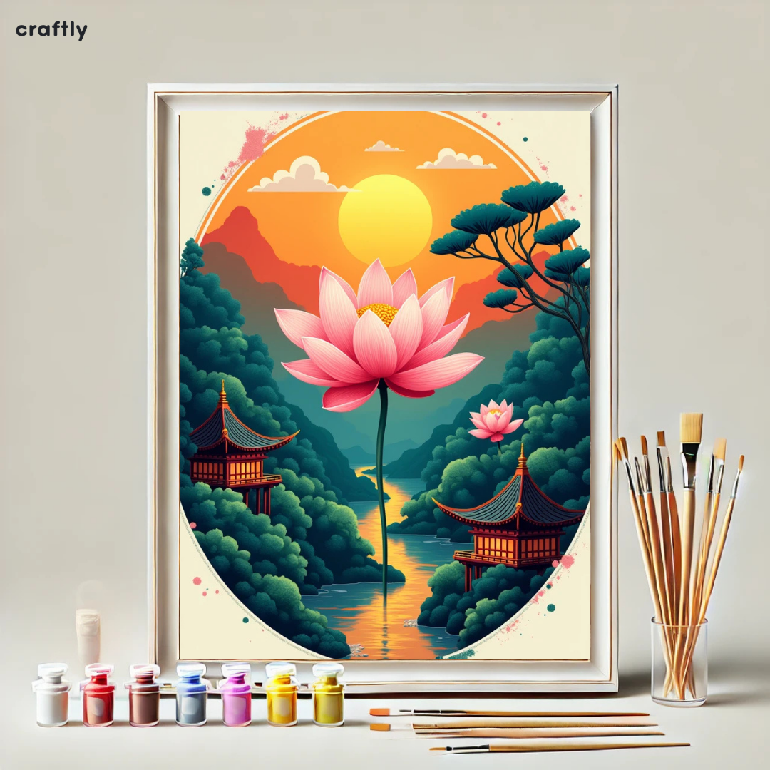 Paint by Numbers – Lotus Bloom