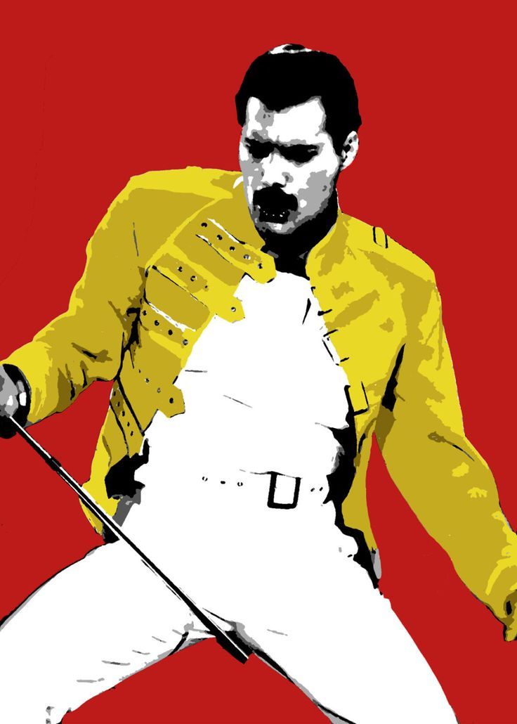 Paint by Numbers – Freddie Mercury in Red