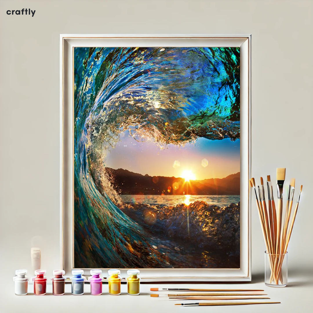 Paint by Numbers – Sunset Magic Wave