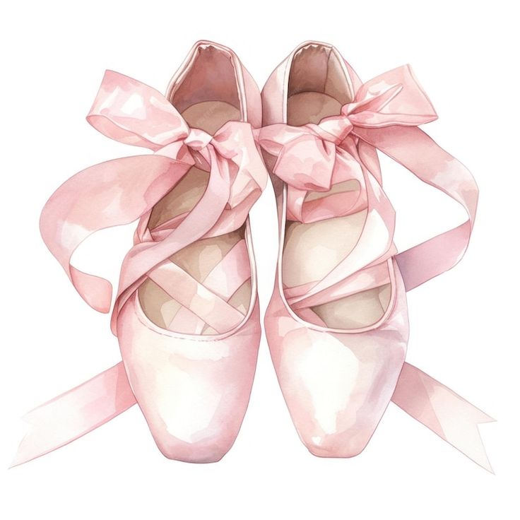 Paint by Numbers – Pink Ballet Shoes
