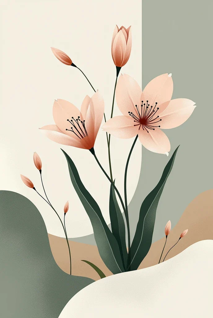 Paint by Numbers – Pink Flowers