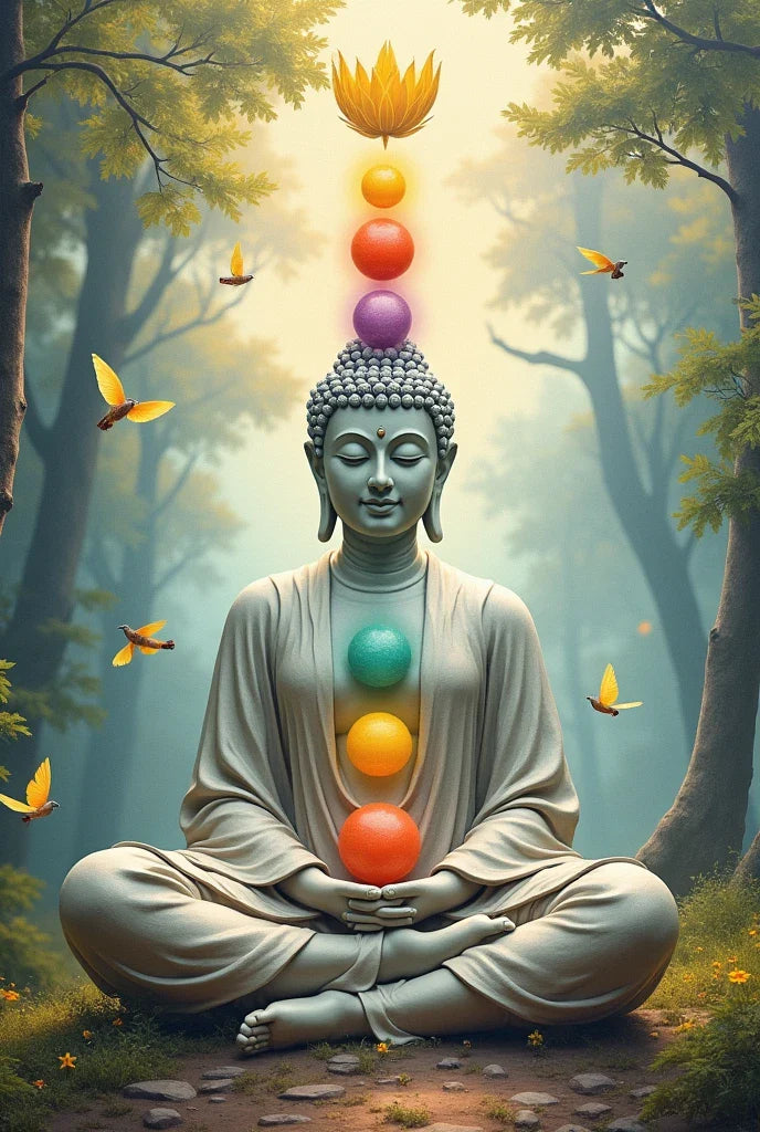 Paint by Numbers – Buddha and Chakras