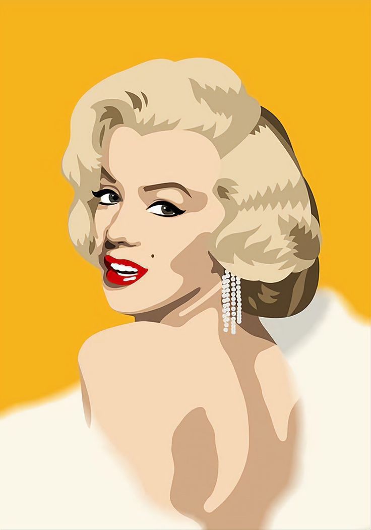 Paint by Numbers – Pop Art Portrait of Marilyn Monroe