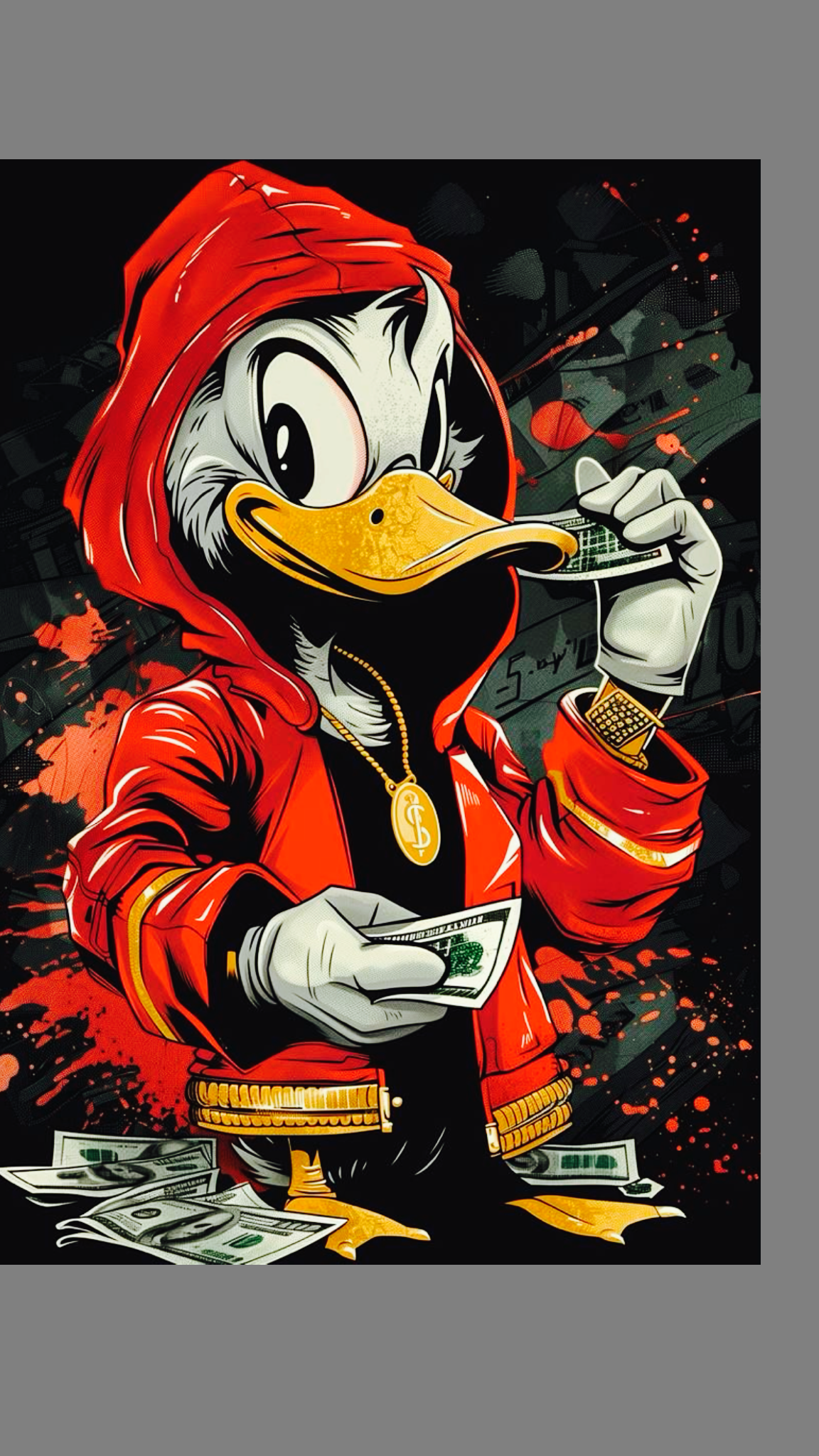 Paint by Numbers – Donald Duck in Royal Style