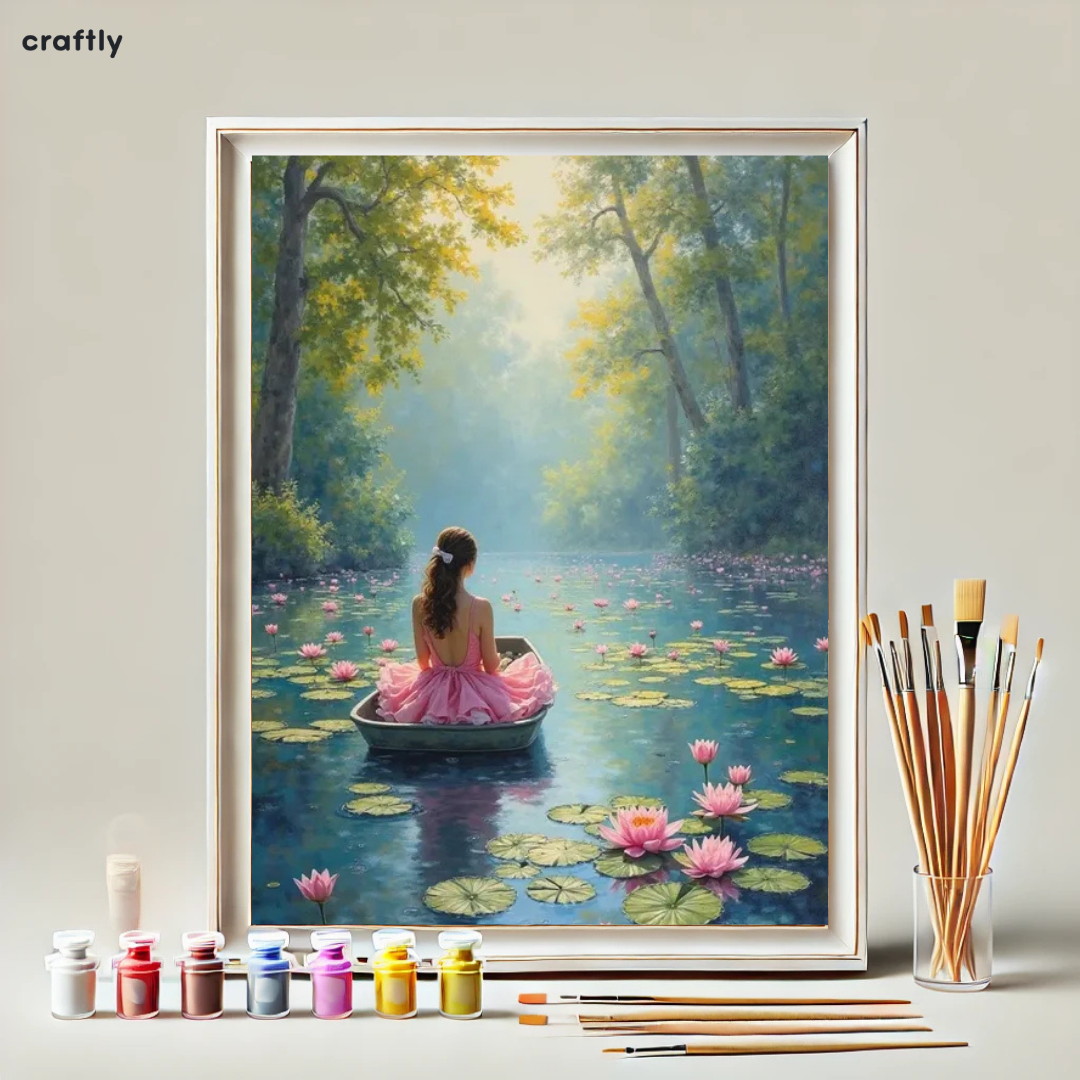 Paint by Numbers – Sailing in the Lotus Lake