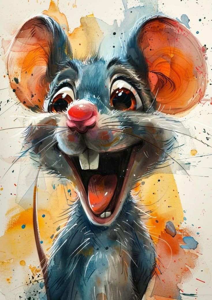 Paint by Numbers – Happy Mouse