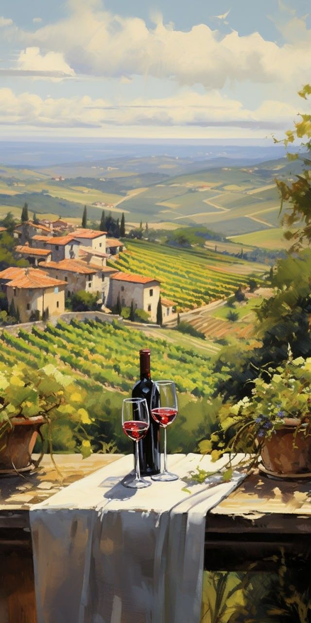 Paint by Numbers – Countryside Tuscany