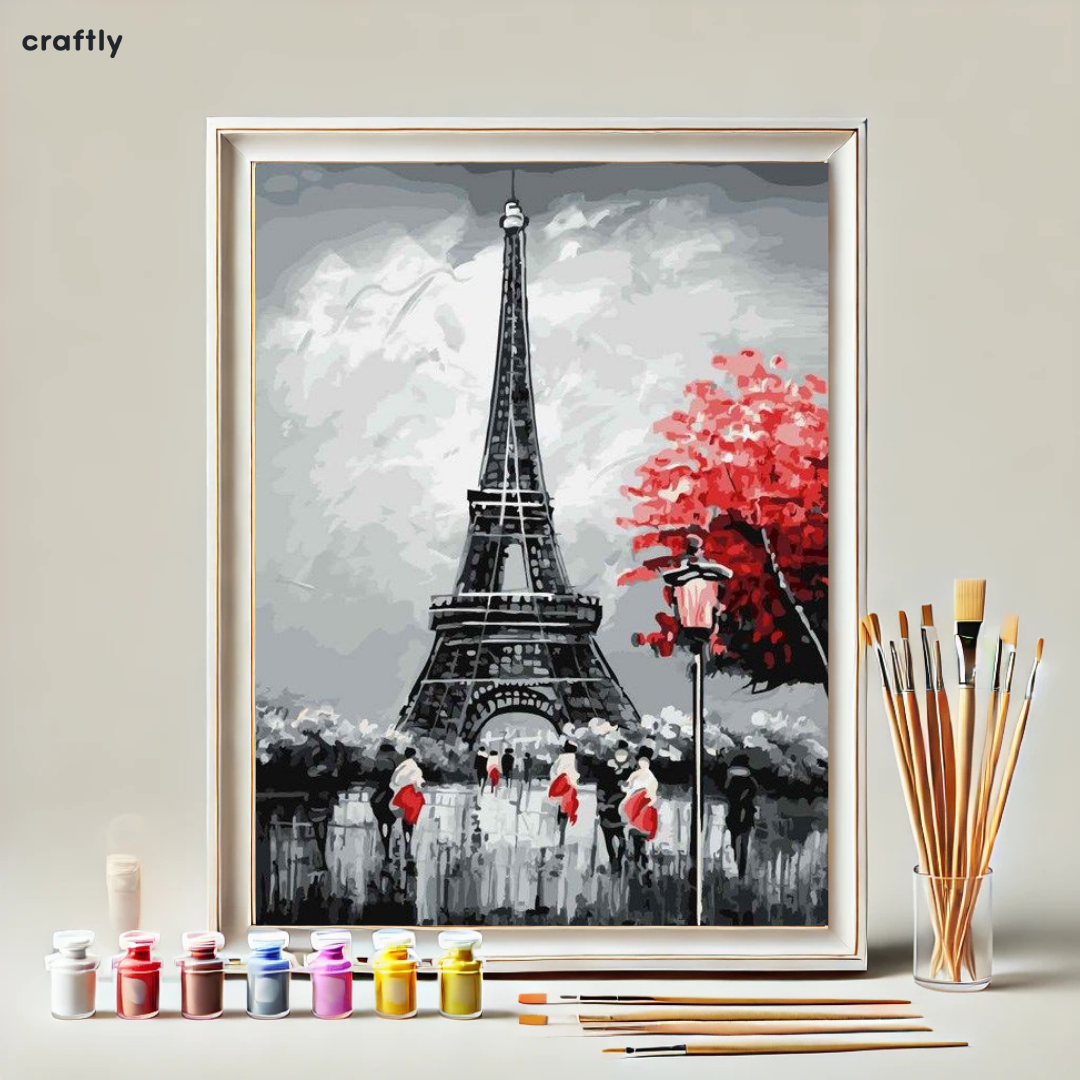 Paint by Numbers – Romantic Eiffel Tower