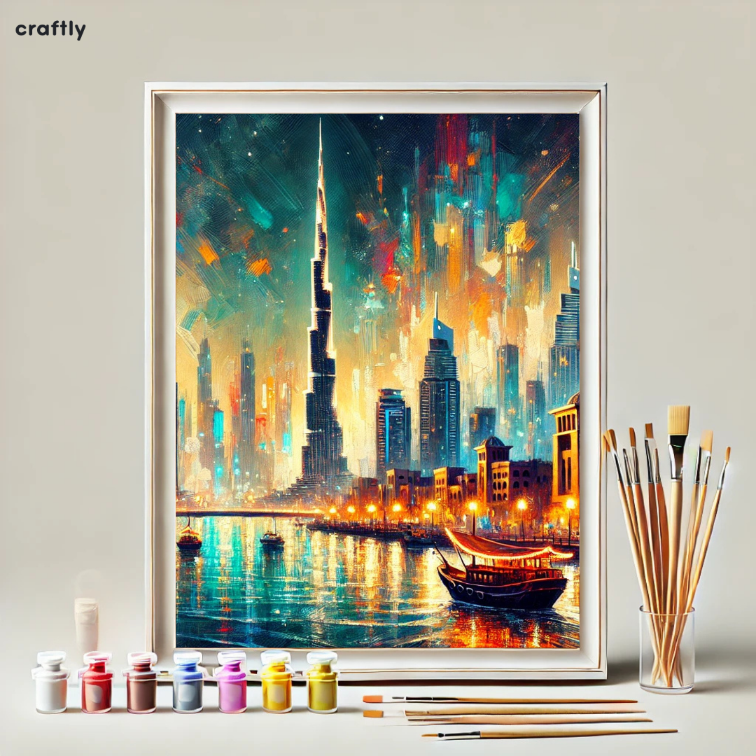 Paint by Numbers – Glowing Dubai