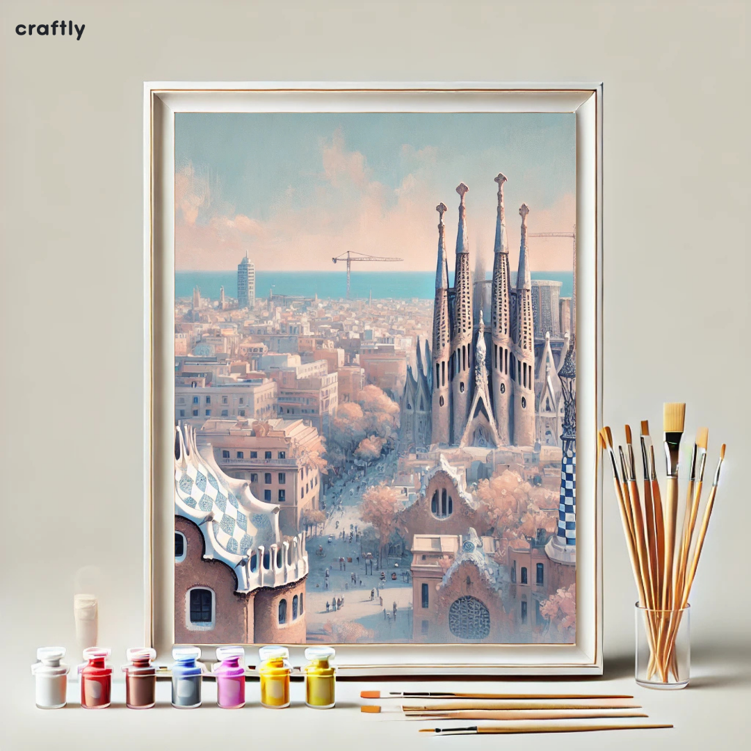Paint by Numbers – Pastel Barcelona
