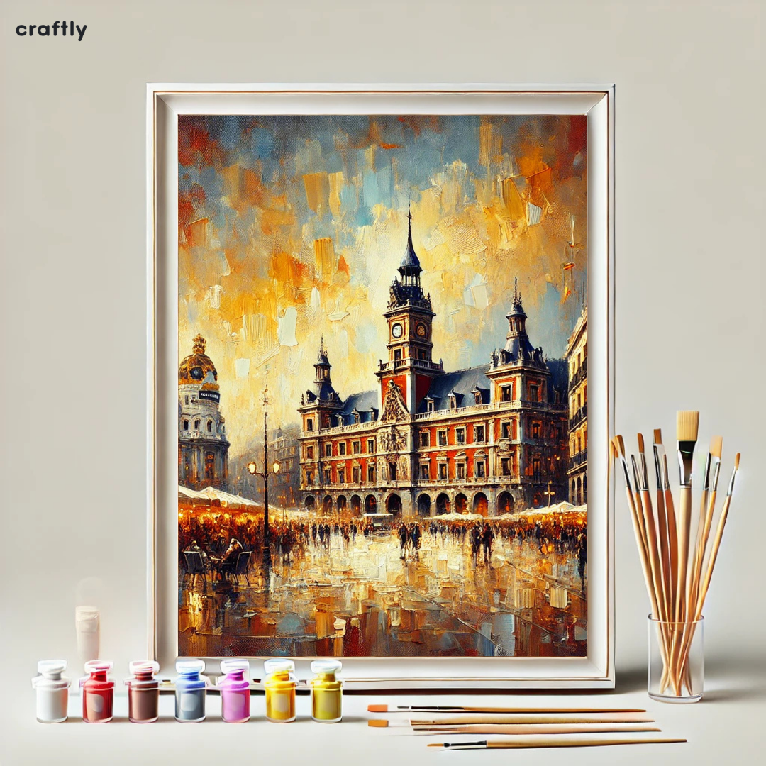 Paint by Numbers – Plaza Mayor Madrid