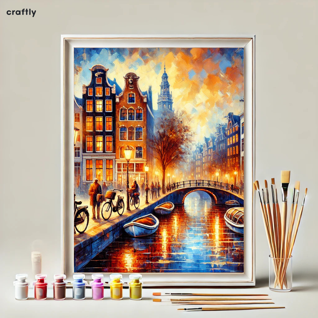 Paint by Numbers – Enchanted Sunset in Amsterdam