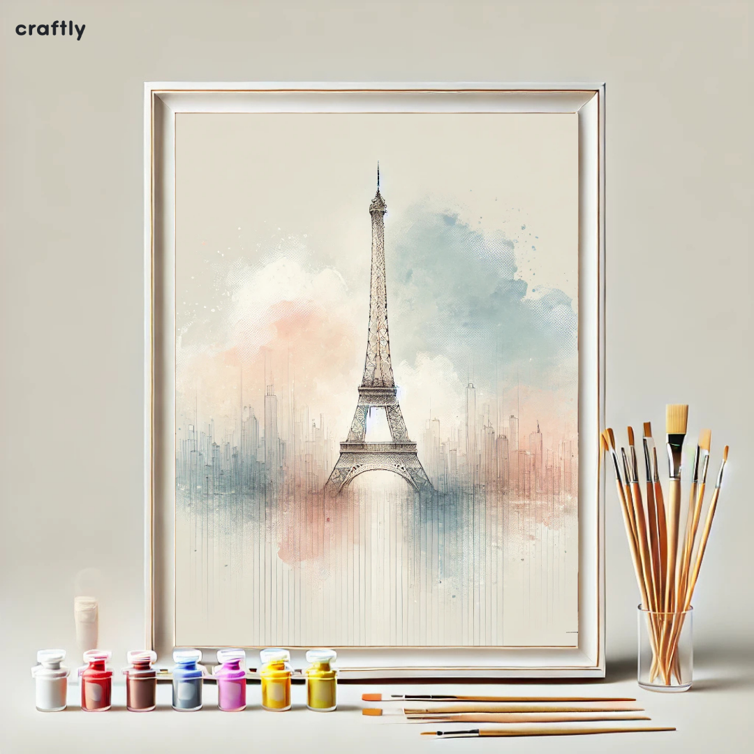 Paint by Numbers – Paris in Soft Light