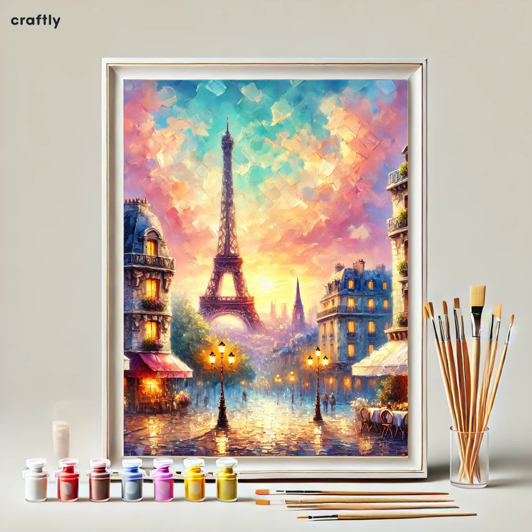 Paint by Numbers – Paris at Sunset