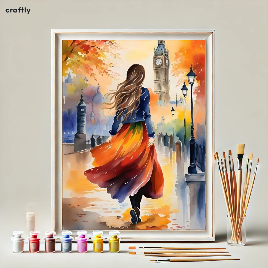 Paint by Numbers – Autumn Walk in London
