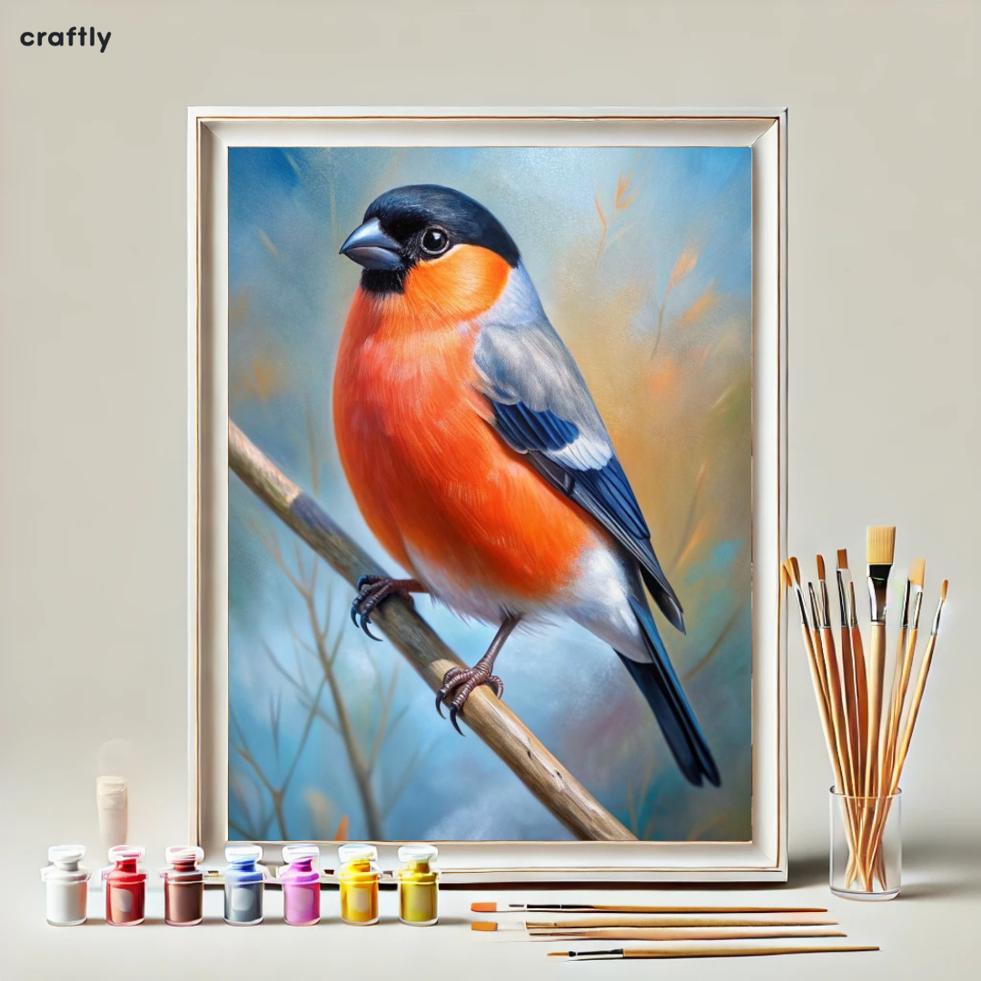 Paint by Numbers – Singing Bird on a Branch