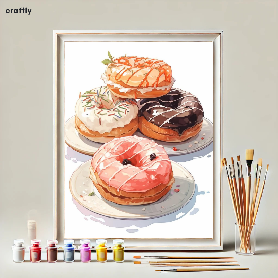 Paint by Numbers – Decorated Donuts