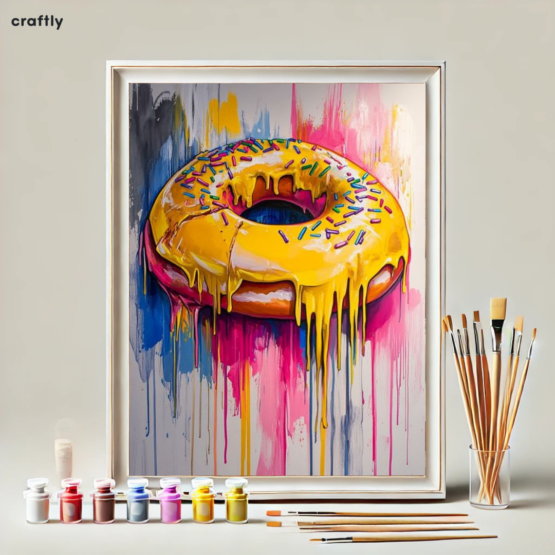 Paint by Numbers – Colourful Donut