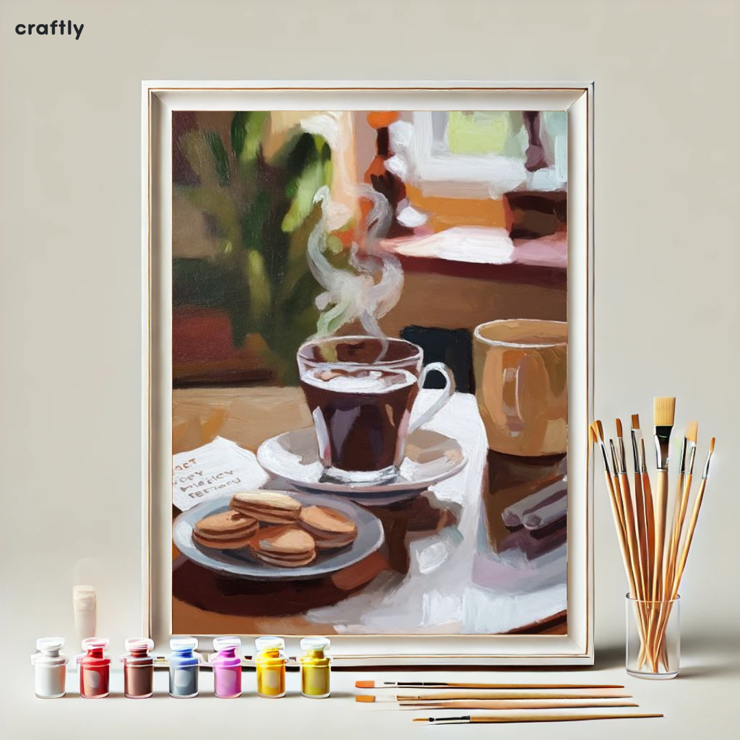 Paint by Numbers – Warm Coffee and Cookies