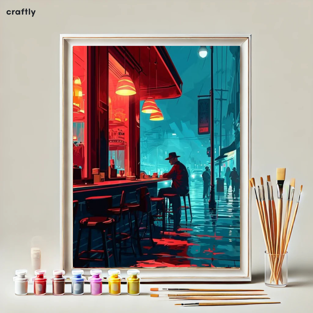 Paint by Numbers – Night Café Scene