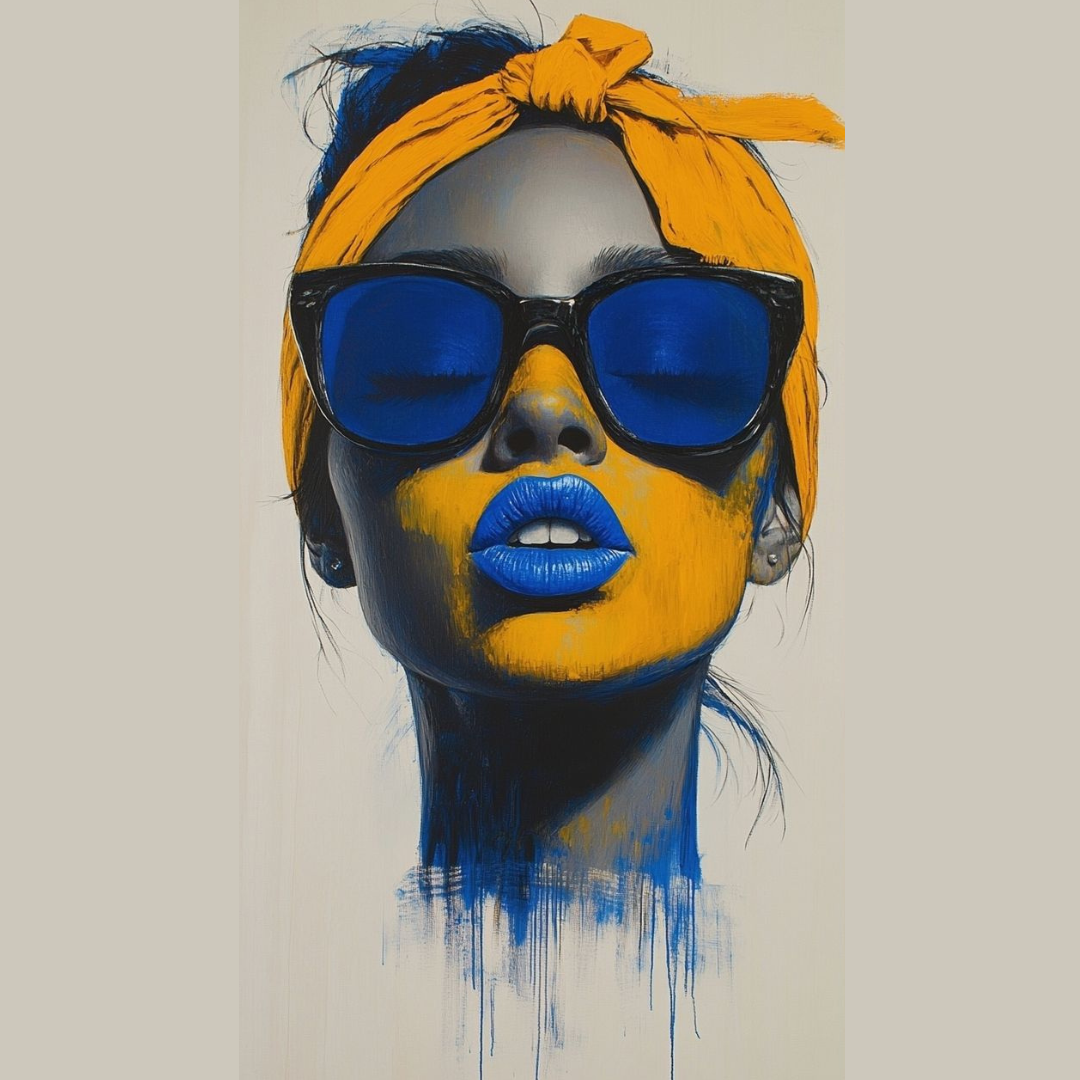 Paint by Numbers – Bold Woman with Sunglasses