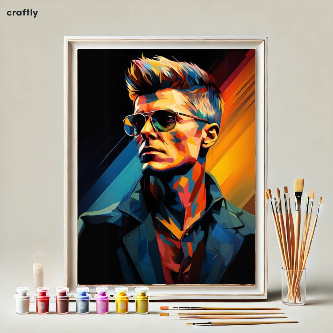 Paint by Numbers – Pop Art Man Portrait