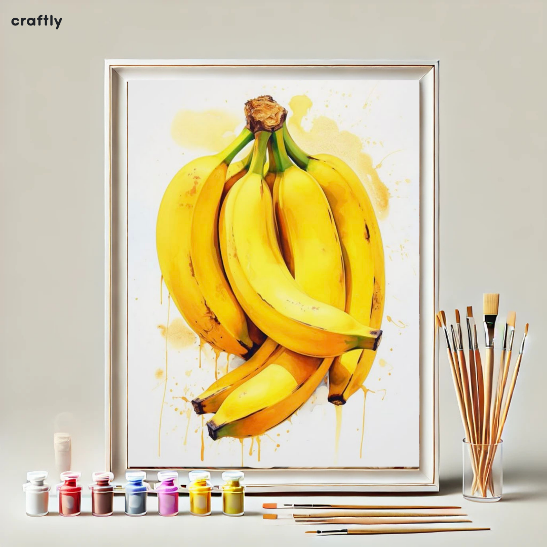 Paint by Numbers – Realistic Banana Bunch