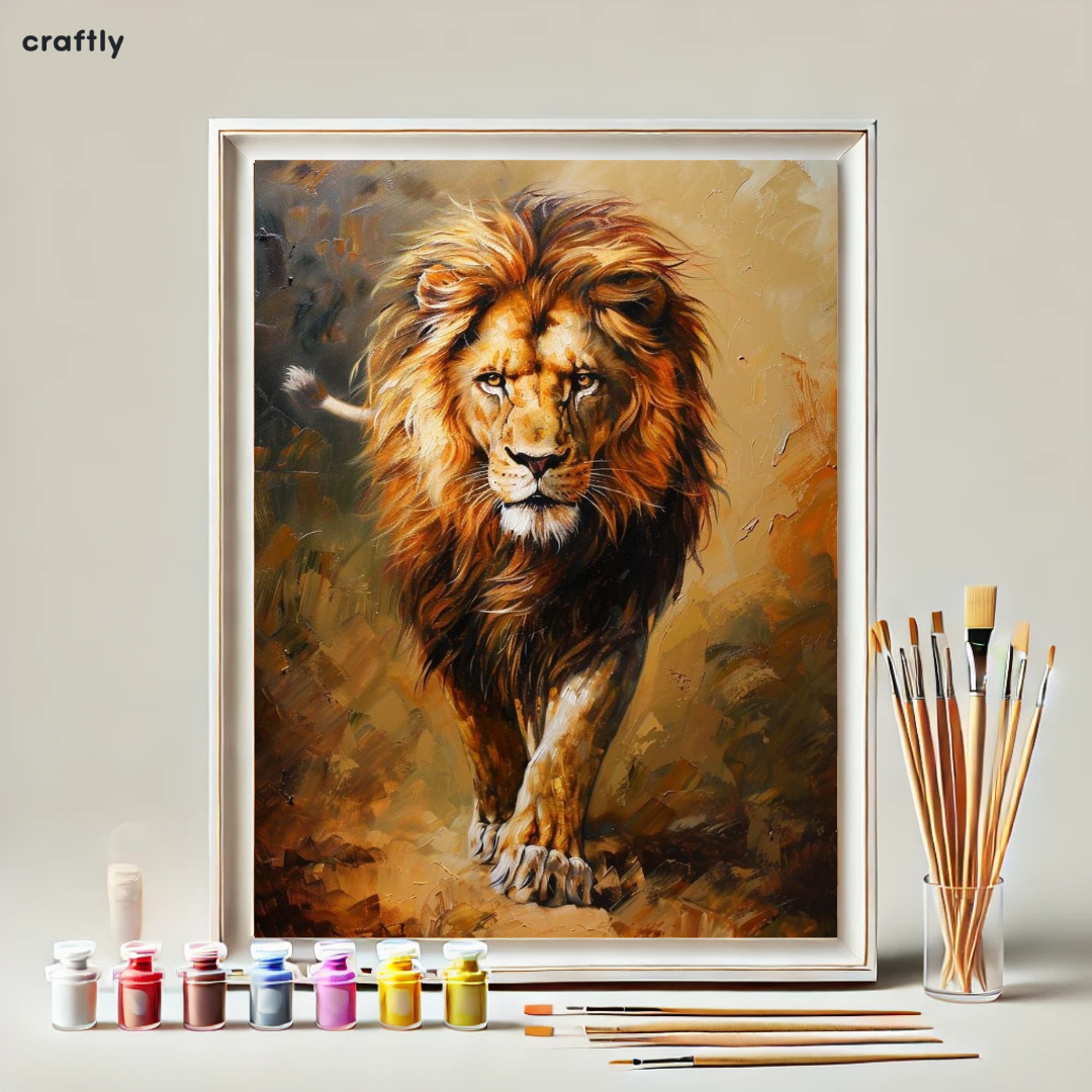 Paint by Numbers – Majestic Lion