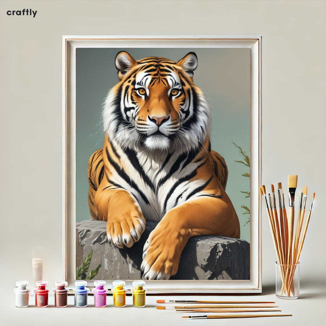 Paint by Numbers – Painting Powerful Tiger