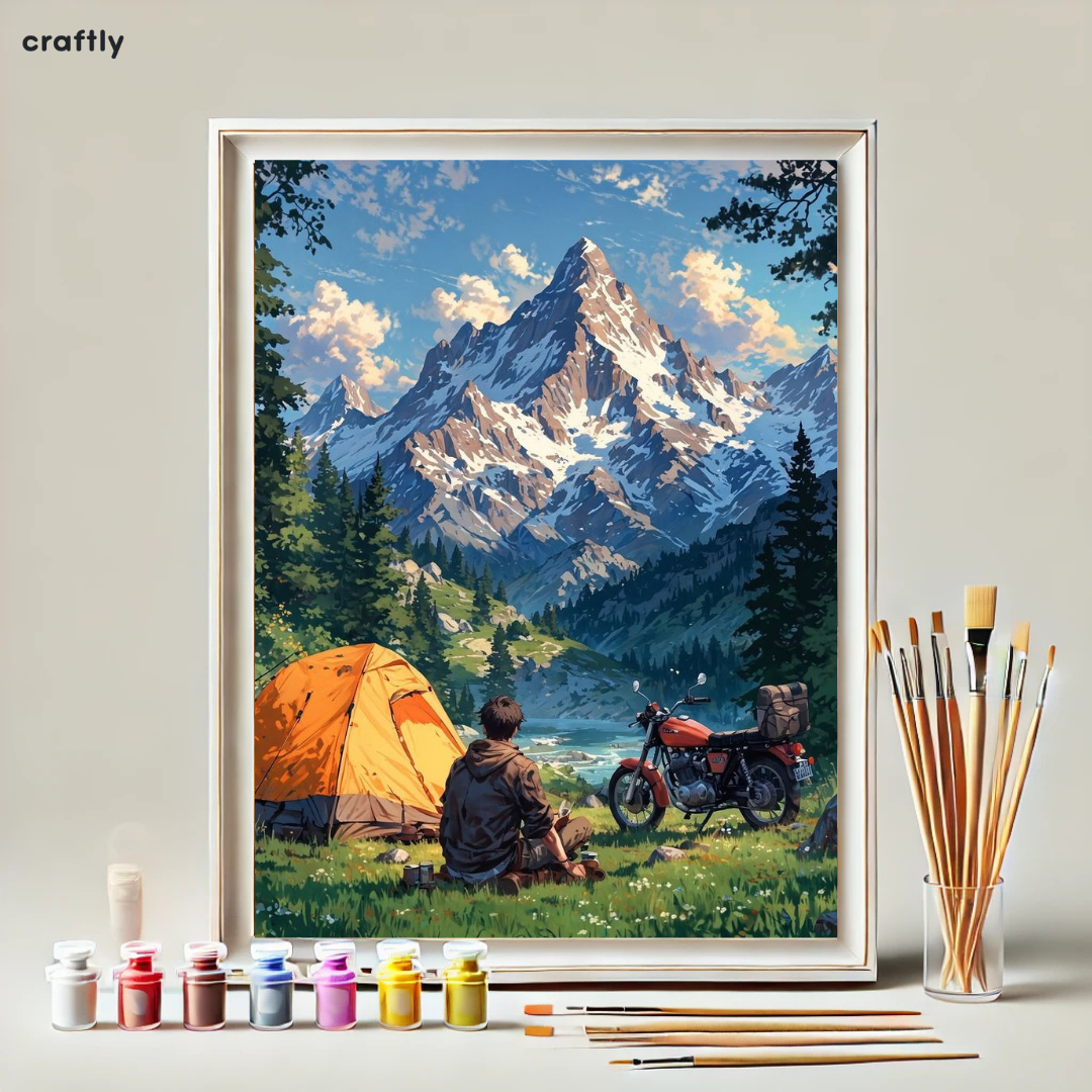 Paint by Numbers – Painting Mountain Camp