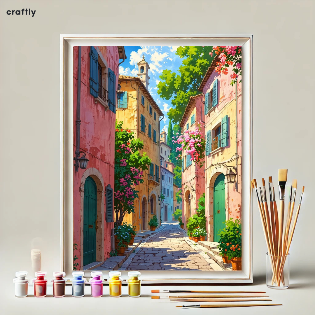 Paint by Numbers – Magical Alleyway in Italy