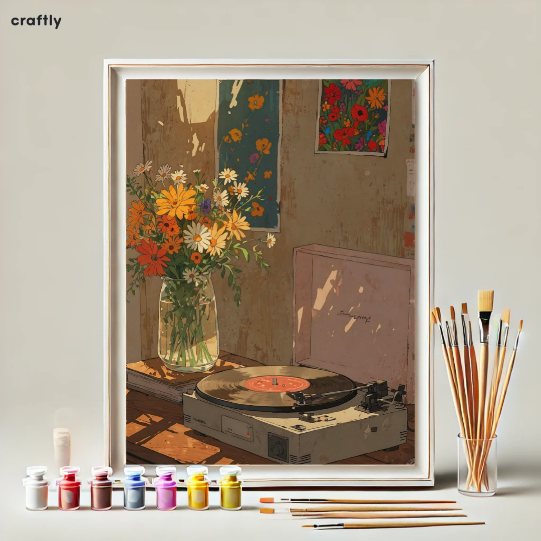 Paint by Numbers – Gramophone, Flowers and Nostalgia