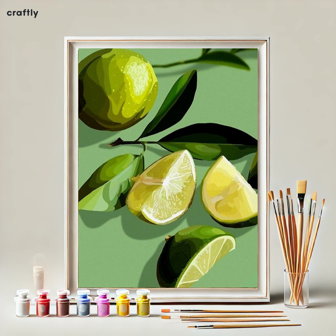 Painting by Numbers – Fresh Lemons