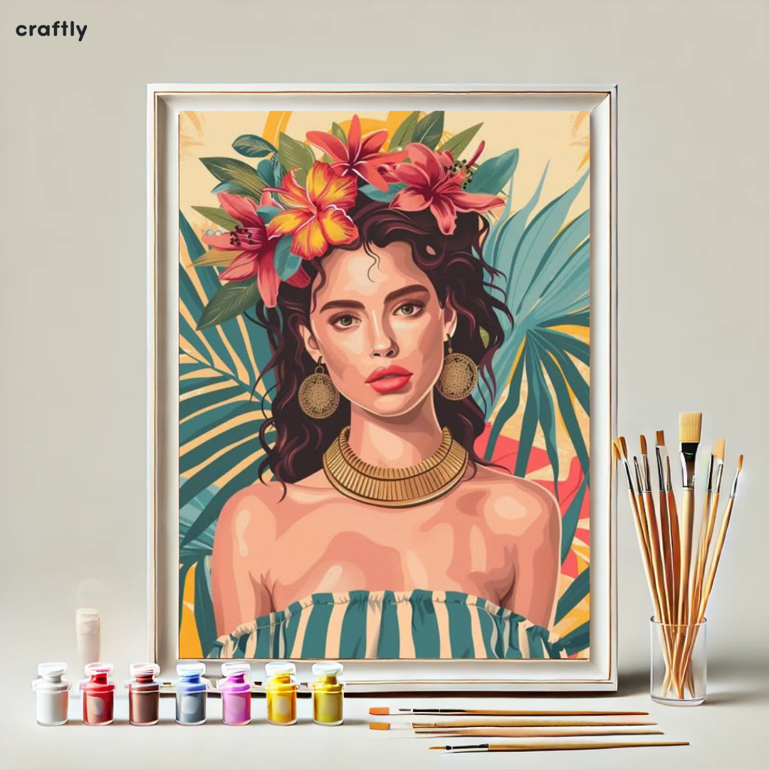 Paint by Numbers – Tropical Beauty