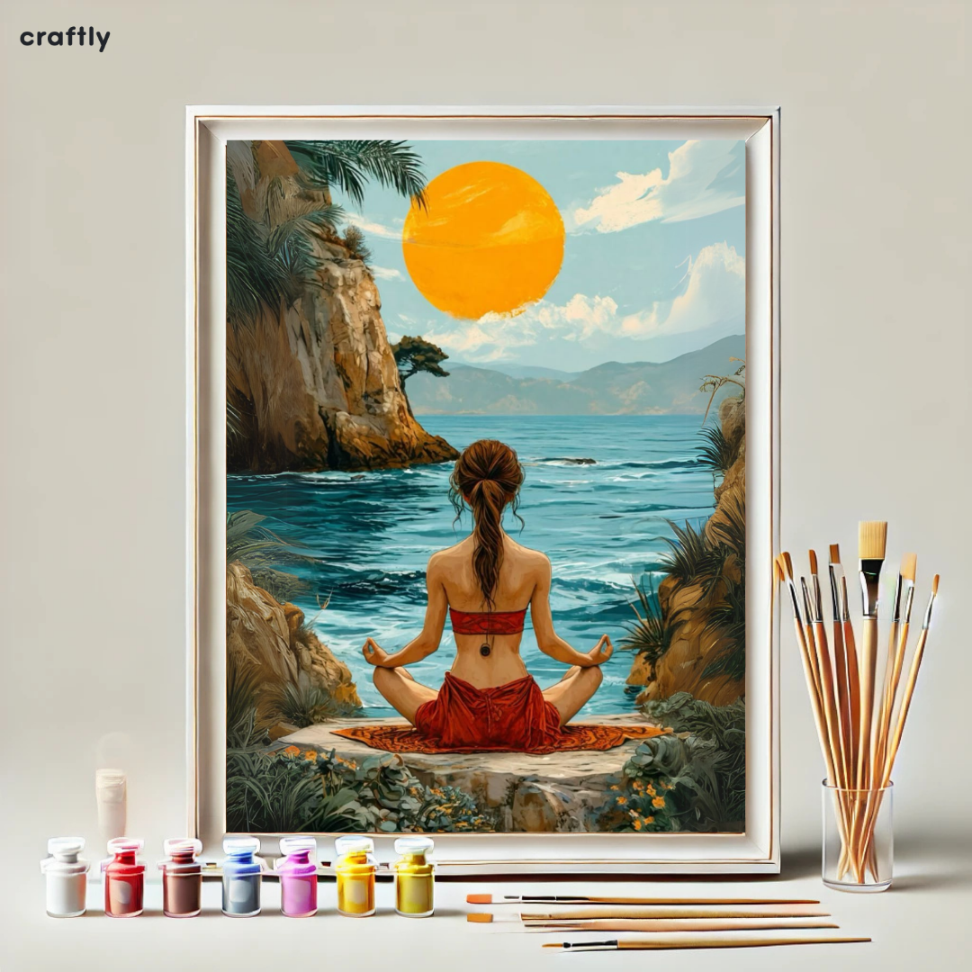 Paint by Numbers – Meditation by the Sea
