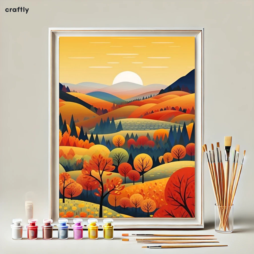 Paint by Numbers – Stunning Autumn Landscape