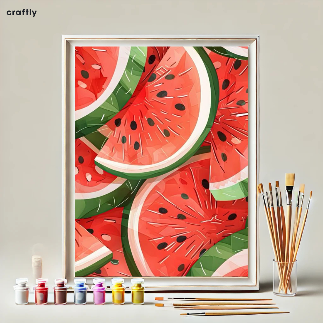 Paint by Numbers – Summer Watermelons