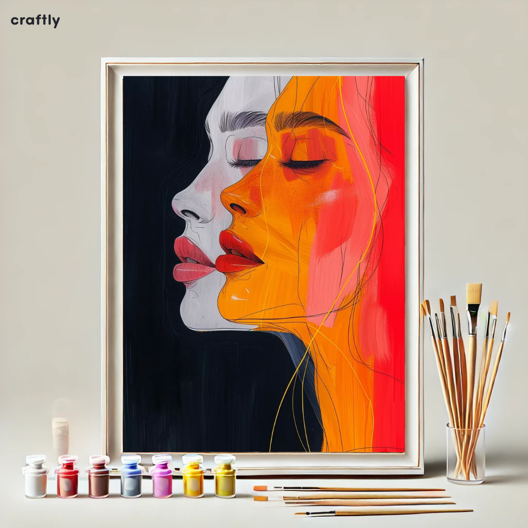 Paint by Numbers – Dramatic Double Portrait