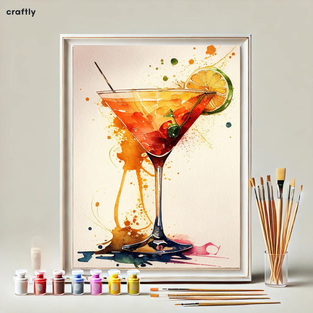 Paint by Numbers – Martini Cocktail