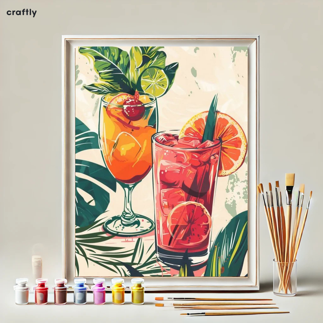 Paint by Numbers – Colourful Cocktails