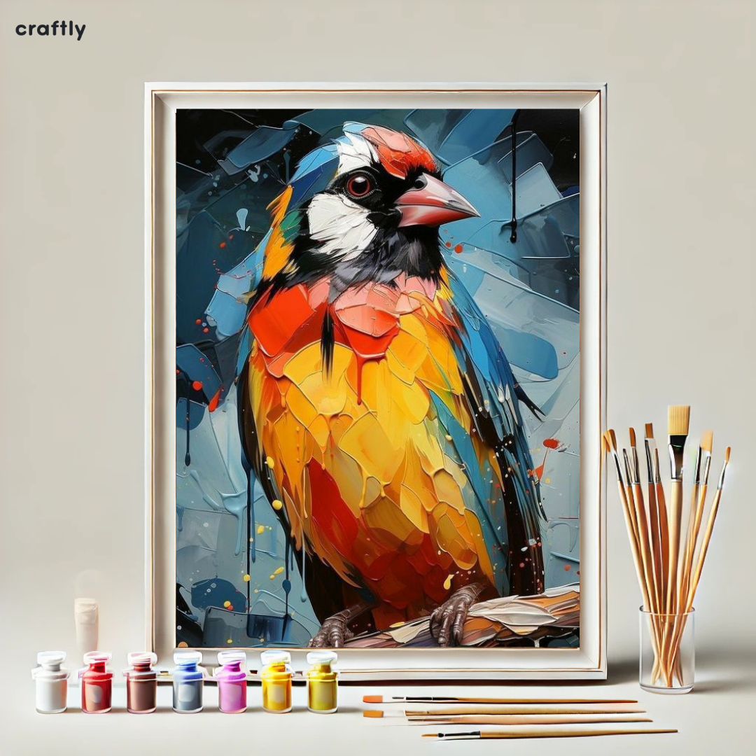 Paint by Numbers – Colourful Bird