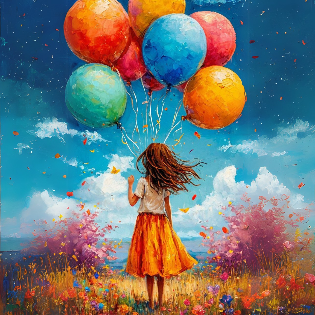 Paint by Numbers – Girl with Balloons