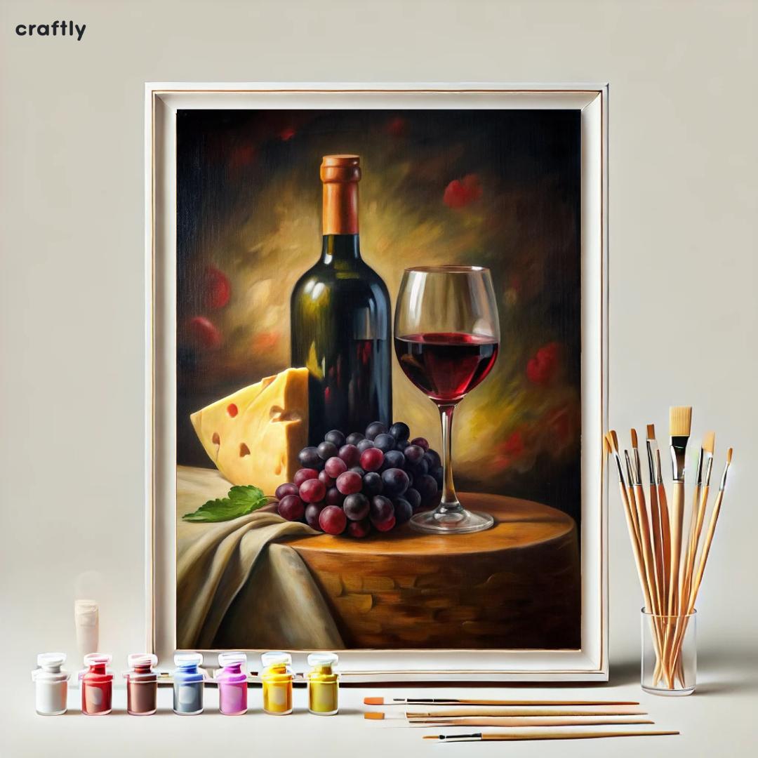 Paint by Numbers – Wine and Cheese